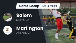Recap: Salem  vs. Marlington  2019