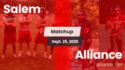 Matchup: Salem  vs. Alliance  2020