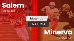 Matchup: Salem  vs. Minerva  2020