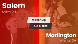 Matchup: Salem  vs. Marlington  2020