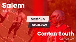 Matchup: Salem  vs. Canton South  2020