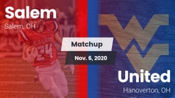Matchup: Salem  vs. United  2020