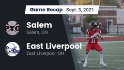 Recap: Salem  vs. East Liverpool  2021