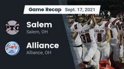 Recap: Salem  vs. Alliance  2021
