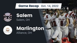 Recap: Salem  vs. Marlington  2022