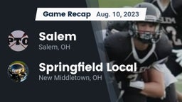 Recap: Salem  vs. Springfield Local  2023