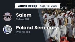 Recap: Salem  vs. Poland Seminary  2023