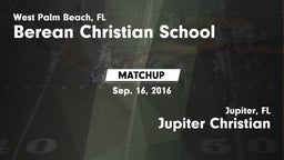 Matchup: Berean Christian vs. Jupiter Christian  2016