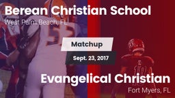 Matchup: Berean Christian vs. Evangelical Christian  2017