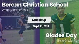 Matchup: Berean Christian vs. Glades Day  2018