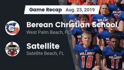 Recap: Berean Christian School vs. Satellite  2019