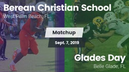 Matchup: Berean Christian vs. Glades Day  2019