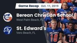 Recap: Berean Christian School vs. St. Edward's  2019