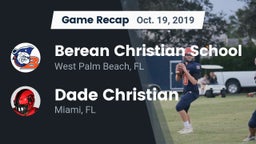 Recap: Berean Christian School vs. Dade Christian  2019