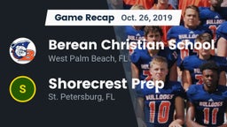Recap: Berean Christian School vs. Shorecrest Prep  2019