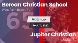 Matchup: Berean Christian vs. Jupiter Christian  2020