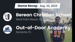 Recap: Berean Christian School vs. Out-of-Door Academy 2023