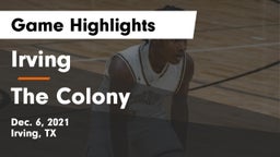 Irving  vs The Colony  Game Highlights - Dec. 6, 2021