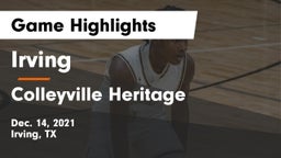 Irving  vs Colleyville Heritage  Game Highlights - Dec. 14, 2021