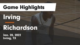 Irving  vs Richardson  Game Highlights - Jan. 28, 2022