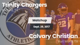 Matchup: Trinity vs. Calvary Christian  2017