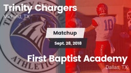 Matchup: Trinity vs. First Baptist Academy 2018