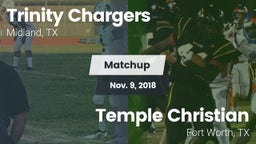 Matchup: Trinity vs. Temple Christian  2018