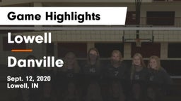 Lowell  vs Danville  Game Highlights - Sept. 12, 2020
