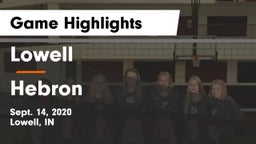 Lowell  vs Hebron Game Highlights - Sept. 14, 2020