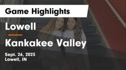 Lowell  vs Kankakee Valley  Game Highlights - Sept. 26, 2023