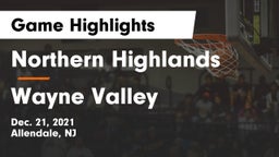 Northern Highlands  vs Wayne Valley  Game Highlights - Dec. 21, 2021