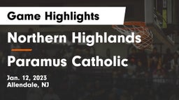Northern Highlands  vs Paramus Catholic  Game Highlights - Jan. 12, 2023