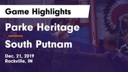 Parke Heritage  vs South Putnam  Game Highlights - Dec. 21, 2019