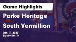 Parke Heritage  vs South Vermillion  Game Highlights - Jan. 3, 2020