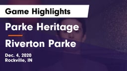 Parke Heritage  vs Riverton Parke  Game Highlights - Dec. 4, 2020