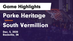 Parke Heritage  vs South Vermillion  Game Highlights - Dec. 5, 2020