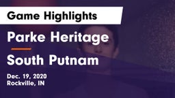 Parke Heritage  vs South Putnam  Game Highlights - Dec. 19, 2020