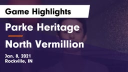 Parke Heritage  vs North Vermillion Game Highlights - Jan. 8, 2021