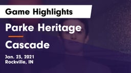Parke Heritage  vs Cascade  Game Highlights - Jan. 23, 2021
