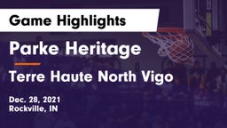 Parke Heritage  vs Terre Haute North Vigo  Game Highlights - Dec. 28, 2021