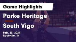 Parke Heritage  vs South Vigo  Game Highlights - Feb. 23, 2024