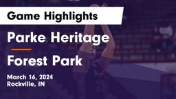 Parke Heritage  vs Forest Park  Game Highlights - March 16, 2024