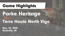 Parke Heritage  vs Terre Haute North Vigo  Game Highlights - Nov. 24, 2020