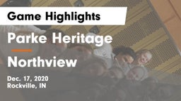 Parke Heritage  vs Northview  Game Highlights - Dec. 17, 2020