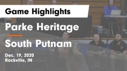 Parke Heritage  vs South Putnam  Game Highlights - Dec. 19, 2020