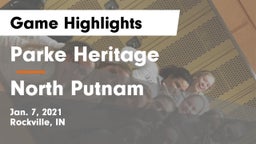 Parke Heritage  vs North Putnam  Game Highlights - Jan. 7, 2021
