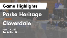 Parke Heritage  vs Cloverdale  Game Highlights - Jan. 19, 2021