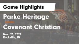 Parke Heritage  vs Covenant Christian  Game Highlights - Nov. 23, 2021