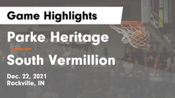 Parke Heritage  vs South Vermillion  Game Highlights - Dec. 22, 2021