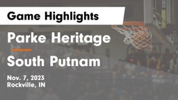 Parke Heritage  vs South Putnam  Game Highlights - Nov. 7, 2023